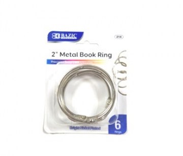 ARGOLLAS DE METAL 2'' X 6 B/P